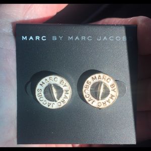 New Milky & Gold Disk Earrings